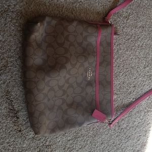 Coach large crossbody bag